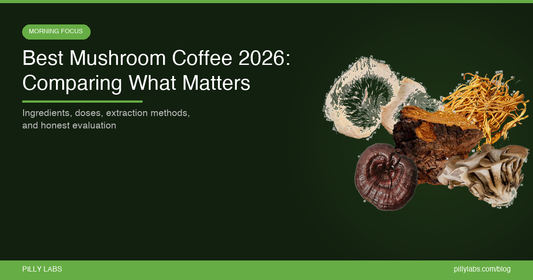 Best Mushroom Coffee 2026: Comparing Ingredients, Doses, and What to Look For