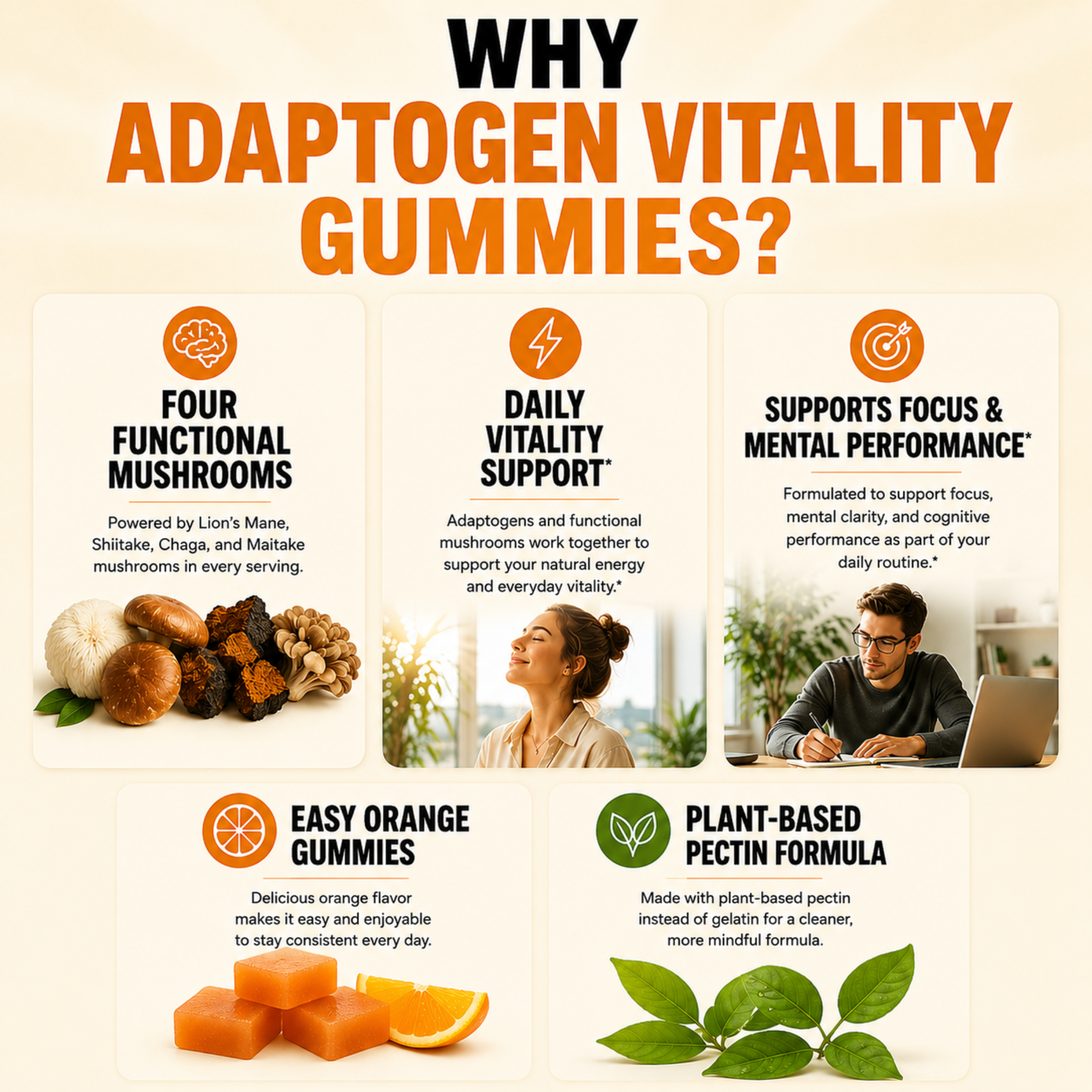 Adaptogen Vitality Gummies