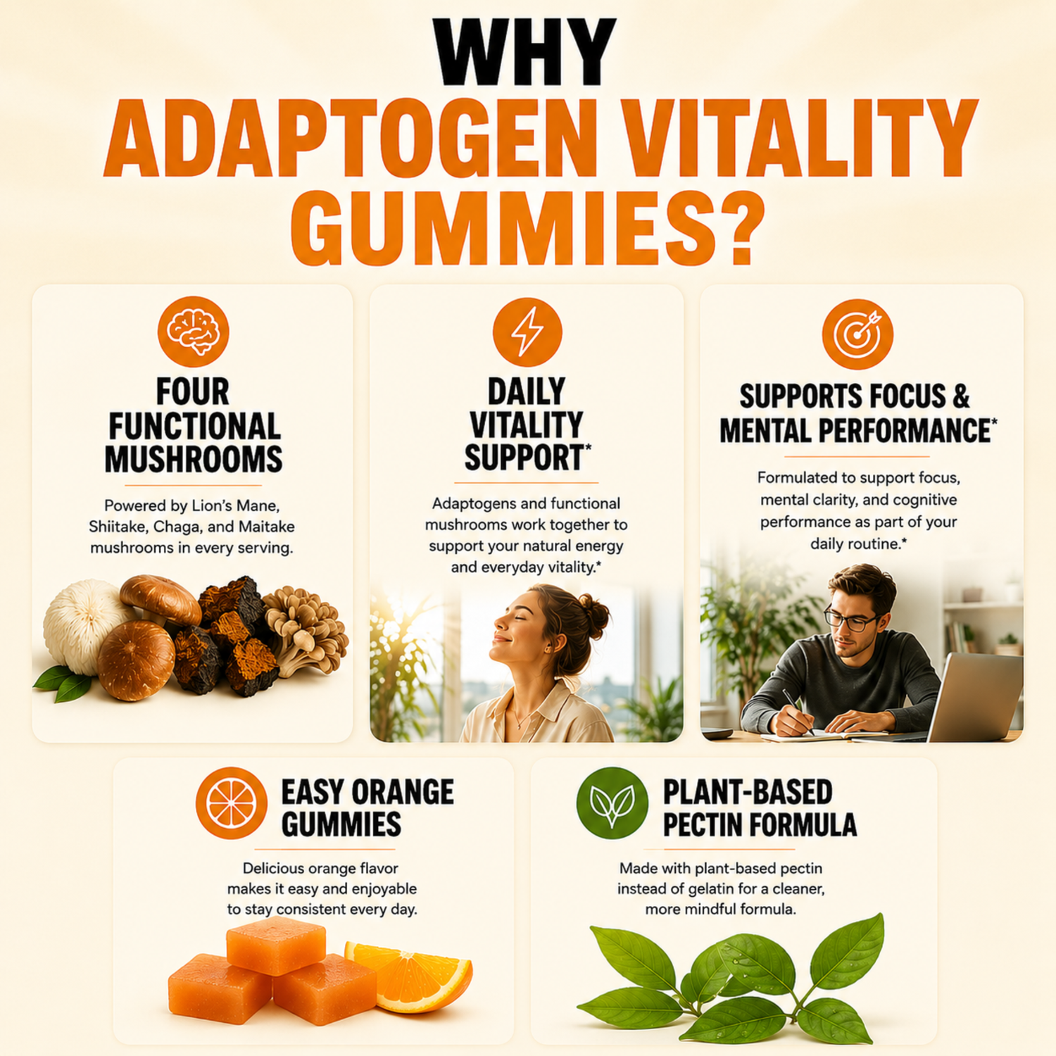 Adaptogen Vitality Gummies