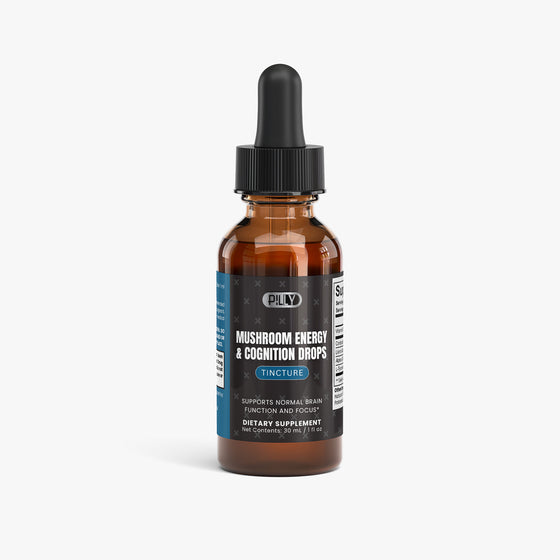 Current Pilly Mushroom Energy and Cognition Drops bottle