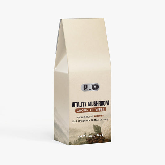 Current Pilly Vitality Mushroom Coffee package