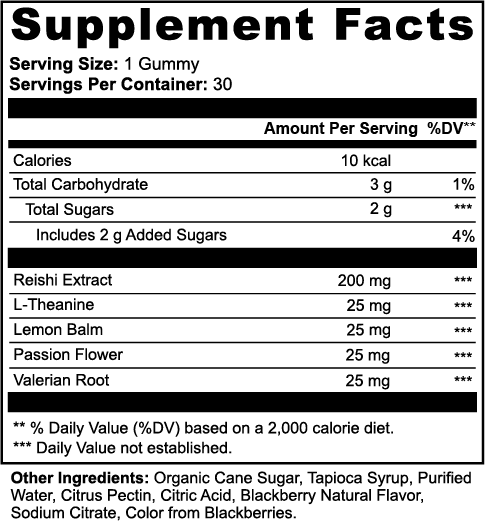 Reishi Relax Gummies