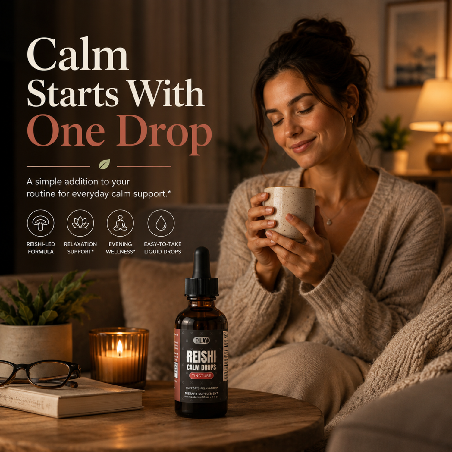 Reishi Calm Drops