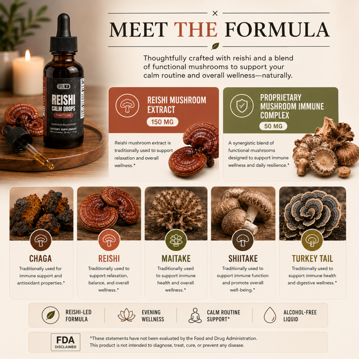 Reishi Calm Drops