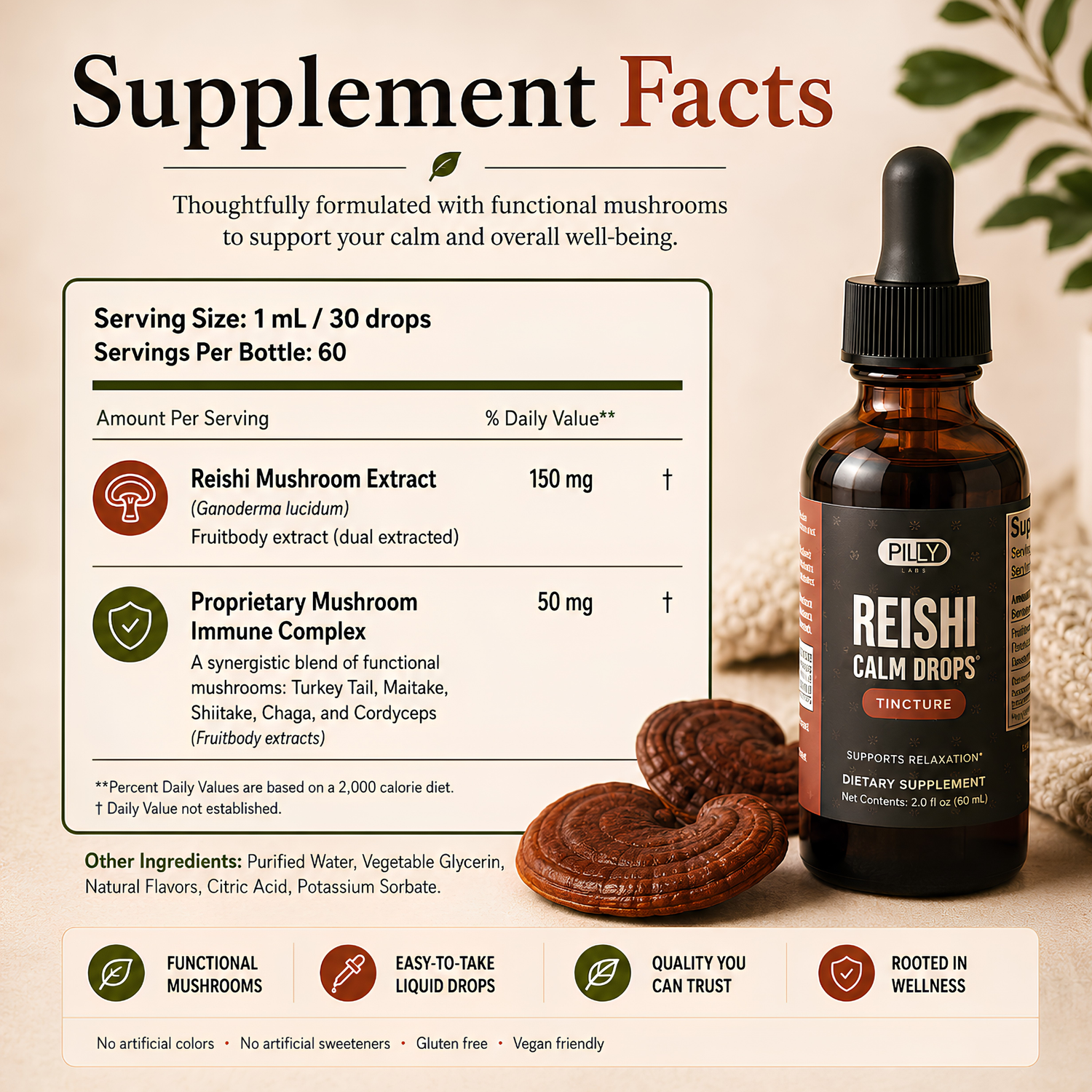 Reishi Calm Drops