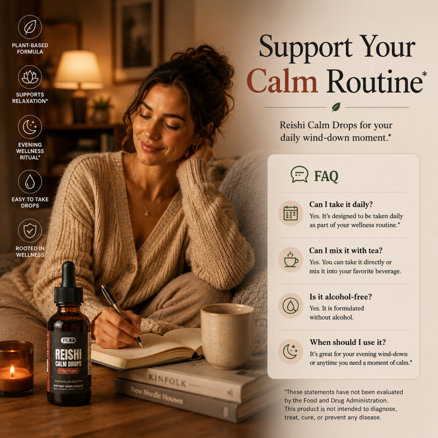 Reishi Calm Drops