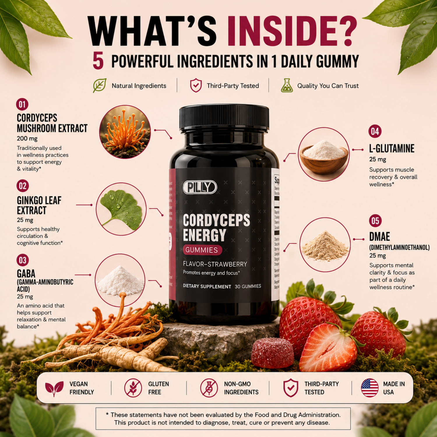 Cordyceps Energy Gummies