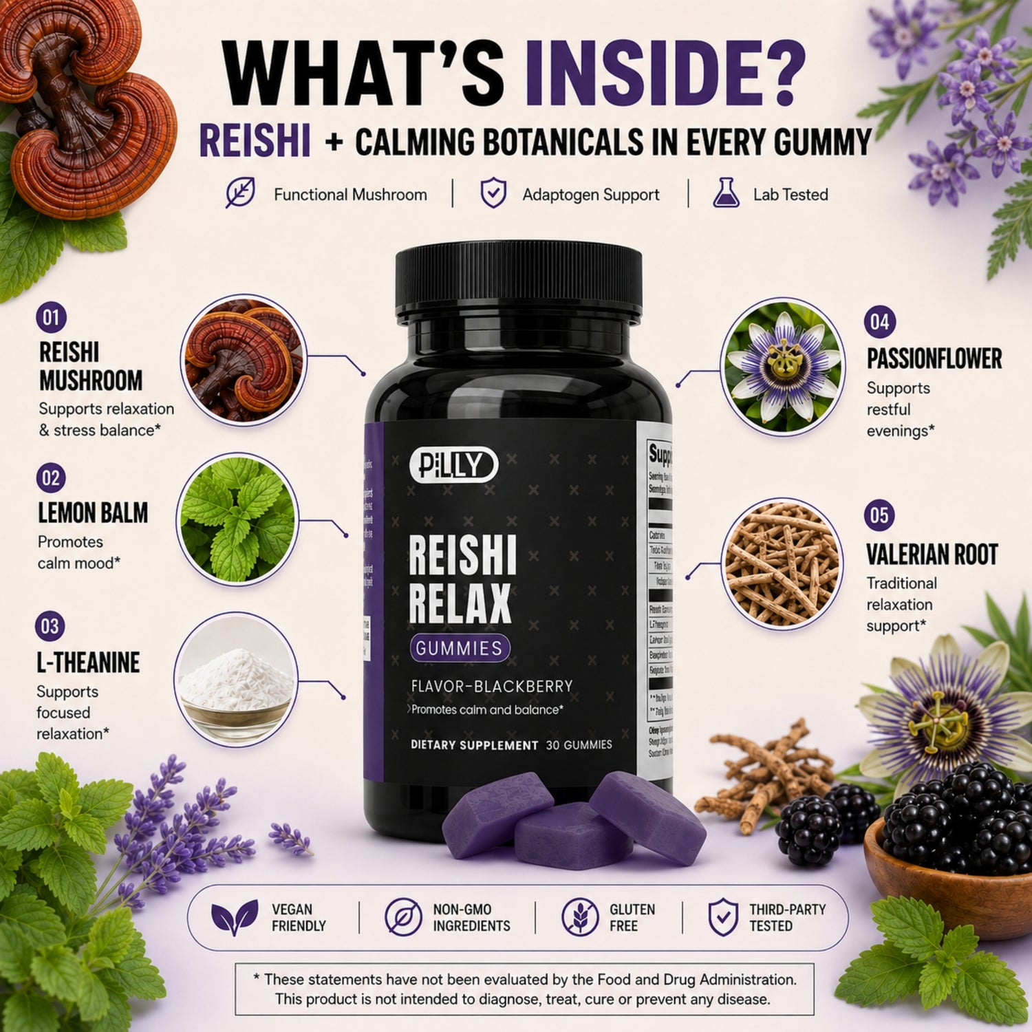 Reishi Relax Gummies