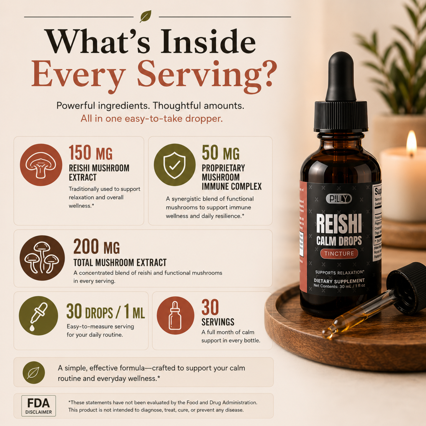 Reishi Calm Drops