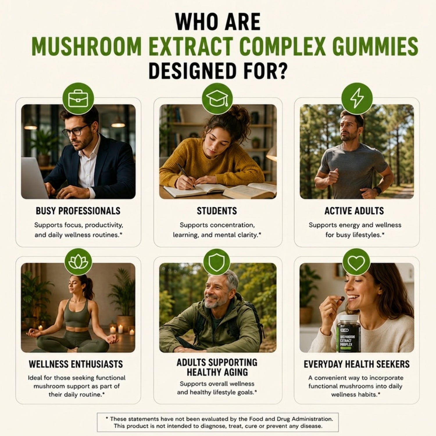 Mushroom Gummies (10 Functional Mushrooms)